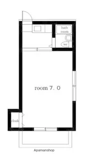 スペースコロニー【401号室】の間取り