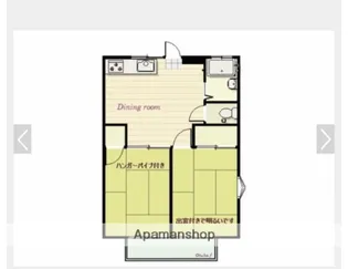コーポラス原田【201号室】の間取り