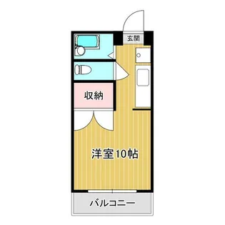 ビッグバーンズマンション神宮東【801号室】の間取り