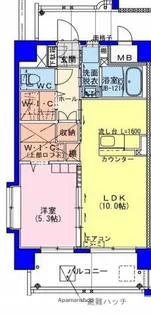 アンジェラ【601号室】の間取り