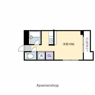 1Rの間取り画像