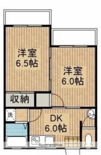 さくらコーポ(月見ヶ丘)【1階】の間取り