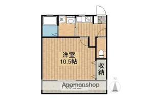 NA ROOMSⅡ【101号室】の間取り
