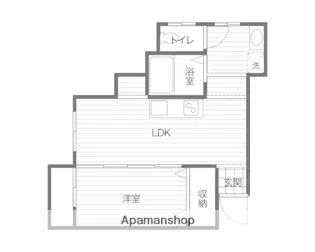 リベラ堀川【306号室】の間取り