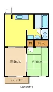 はまゆうハイツ【1階】の間取り