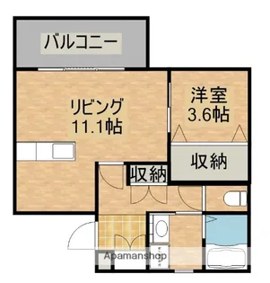 アルテマイスターレーヴⅡ【2階】の間取り