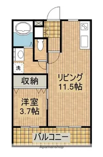 ALTE MEISTER 鶴島(アルテマイスターツルノシマ)【4階】の間取り