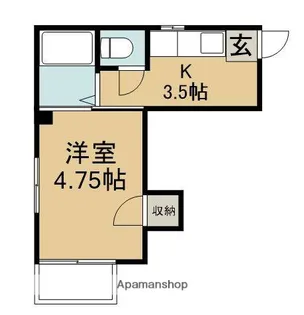 アリビオ中村西【3階】の間取り