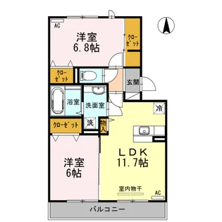 プランドール.i Ⅲ【2階】の間取り