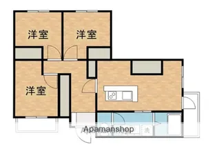 チェリーハイツ(月見ヶ丘)【202号室】の間取り