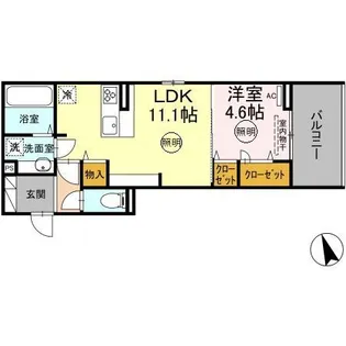 D-Resena松山【2階】の間取り