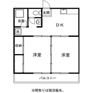 あさひハウス【5号室】の間取り