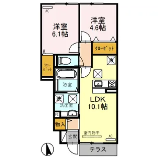 room M【1階】の間取り