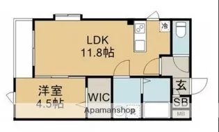 Growth Aoba【3階】の間取り