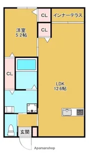 GROWTH GONGEN【2階】の間取り