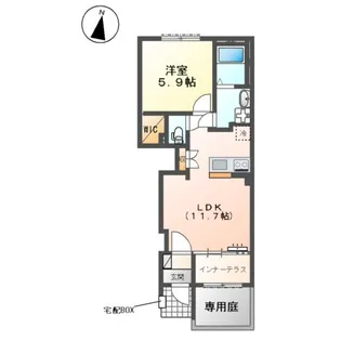 ORIENTAL COURT【1階】の間取り