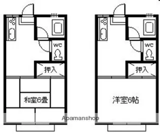 1Kの間取り画像