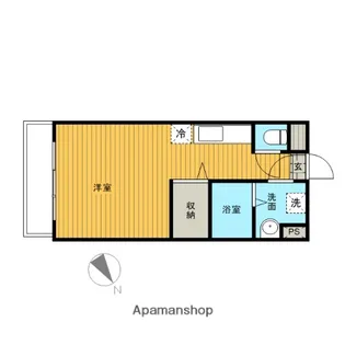 フローリッシュ広呂原【4階】の間取り