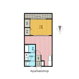 セイシェルハイム11【202号室】の間取り