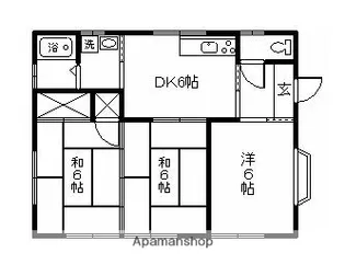 宮崎県北諸県郡三股町稗田【一戸建】の間取り