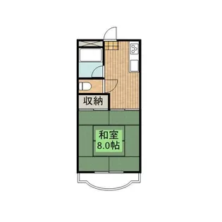 木野田マンションⅡ【201号室】の間取り