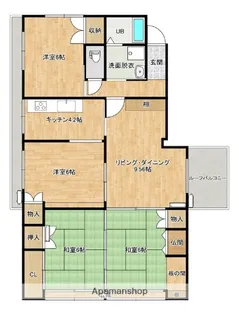 ニューサンシティコープ【212号室】の間取り