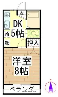 GRACE【105号室】の間取り