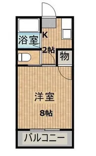 エレファントマンション8号館【203号室】の間取り