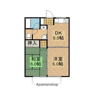 リバーサイド自由ヶ丘1号館【1階】の間取り