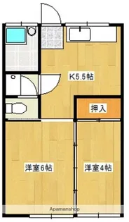 コーポ千恵【208号室】の間取り