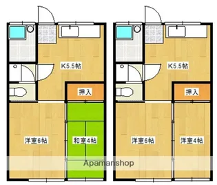 コーポ千恵【108号室】の間取り