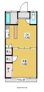 ベアパレス エンジョイ【1階】の間取り