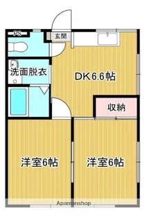 日昇コーポラスⅡ【103号室】の間取り
