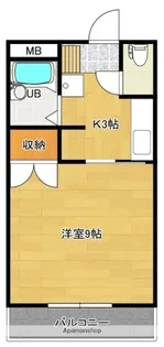 シティフラットM【306号室】の間取り