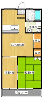 ロイヤルハイツ【205号室】の間取り