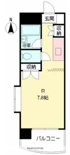 ミタカホーム11番館【401号室】の間取り
