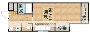 第6年見マンション【1階】の間取り