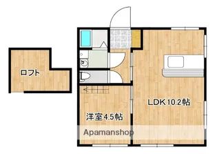 KOアパート【2階】の間取り