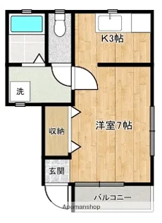 カントリーコーポ【1階】の間取り