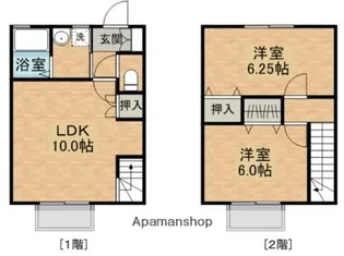 ラフィーネS C棟【5号室】の間取り