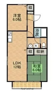セジュールAYA【1階】の間取り