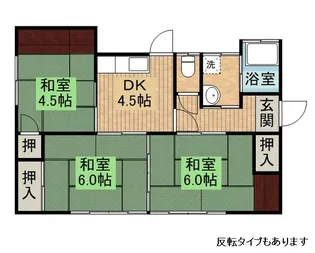 宮崎県都城市梅北町【一戸建】の間取り