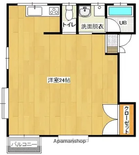 建進ビル【西号室】の間取り