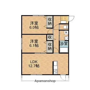 M’S ONE(エムズ ワン)【2階】の間取り