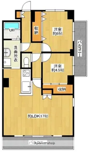 フローリッシュ広呂原【2階】の間取り