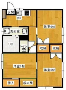 ゴールドⅠ【101号室】の間取り