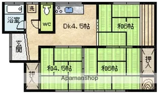 宮崎県都城市南鷹尾町【一戸建】の間取り