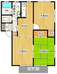 サンパテック【7—102号室】の間取り