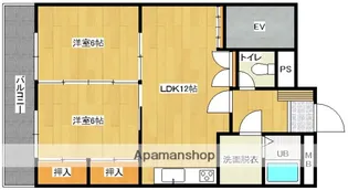 都城ビル【3階】の間取り