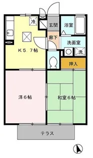 アメニティK【1階】の間取り